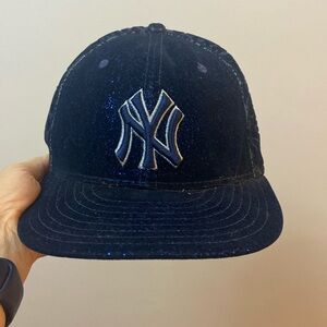 New York Yankees Paisley New Era 59Fifty Genuine Merchandise Hat Cap Size 7 1/4